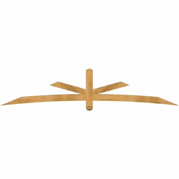 Ekena Millwork Alberta Rough Sawn Timber Gable Bracket, Western Red Cedar, 108"W x 22"H x 4"D x 4"F, 5/12 Pitch GBW108X22X0404ALB00RWR - main